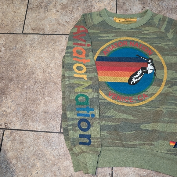 Aviator Nation Camo Men's XS Ladies Small - Picture 6 of 9